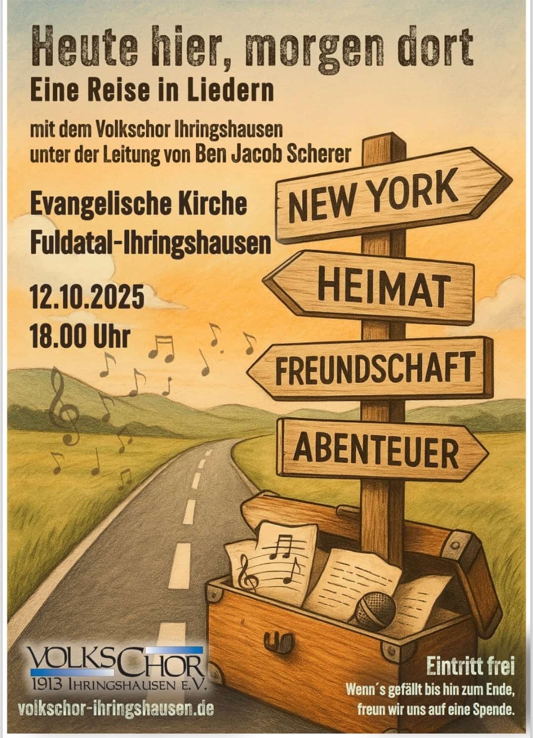 Die Aufregung vor dem Konzert steigt